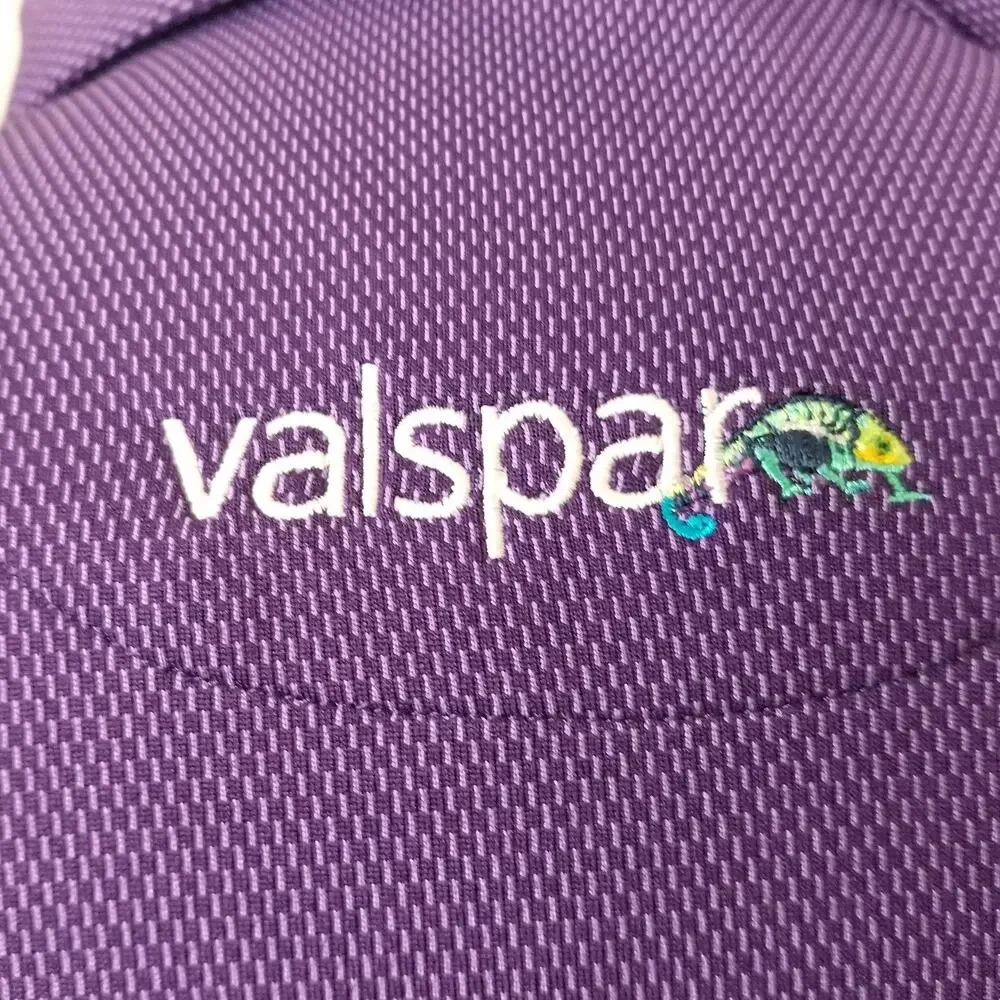 Callaway Polo Shirt Mens Large Purple Valspar Championship‎ Opti-Dri Golf Tour